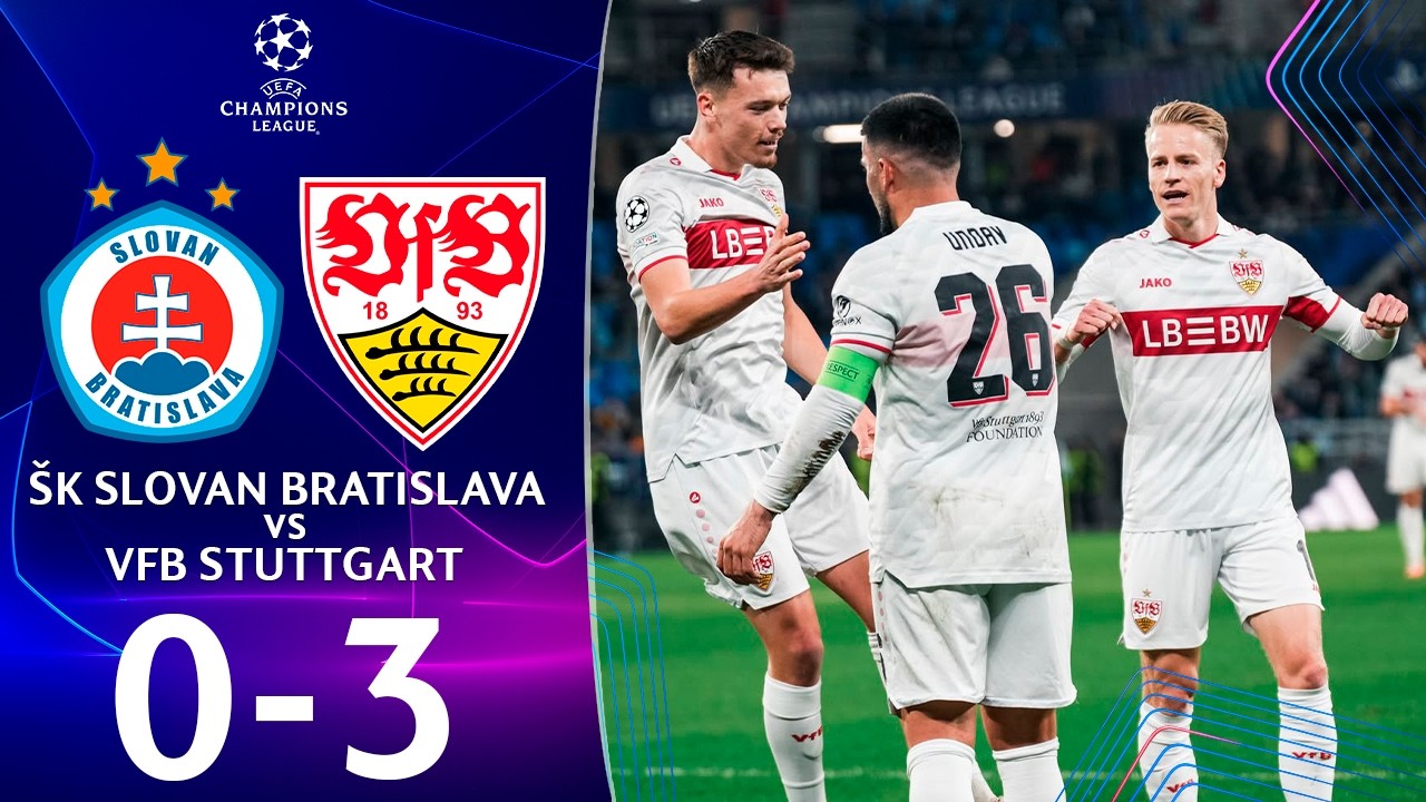 Slovan Bratislava - VfB Stuttgart | 0-3 | Highlights | UEFA Champions League 2026/27