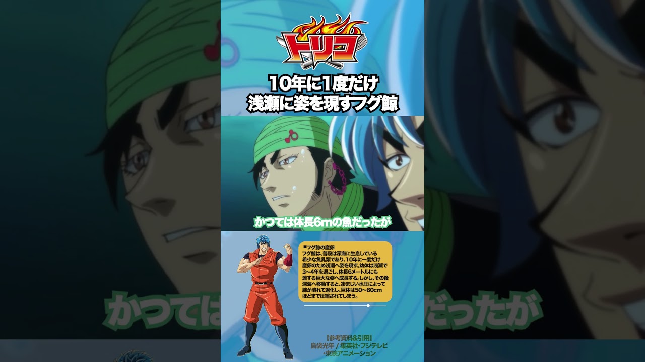 【トリコ】フグ鯨の産卵 #トリコ #toriko #anime