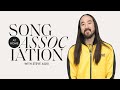 Steve Aoki Sings The Weeknd & Talks "Neon Future IV" in a #StayHome Game of Song Association | ELLE