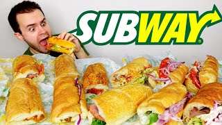 Subway released 12 NEW SUBS and I tried ALL OF THEM - NEW MENU REVIEW!