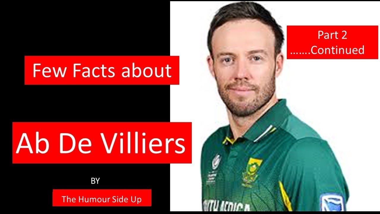 Facts About AB De Villiers|Part 2|Mr.360Degree| - YouTube