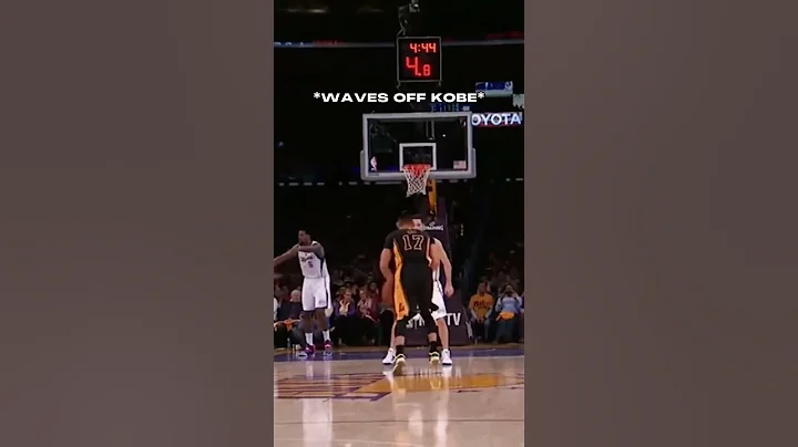 Remember When Jeremy Lin Waved Off Kobe!🤫