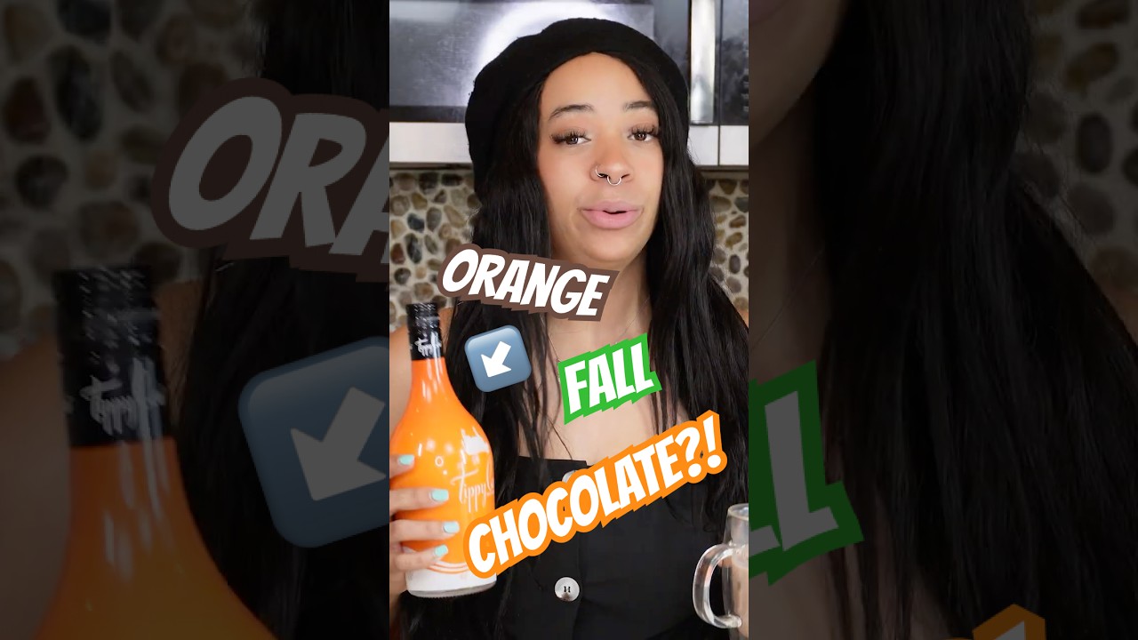 I Made ORANGE Hot CHOCOLATE…and it’s very interesting… 