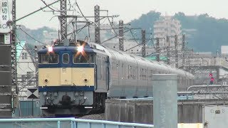 EF6437牽引「カシオペア紀行信州（団体列車長野行）」＠馬橋支線 2019- 7- 13