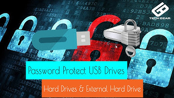 How To Password Protect USB Drives, Hard Drives & External Hard Drive