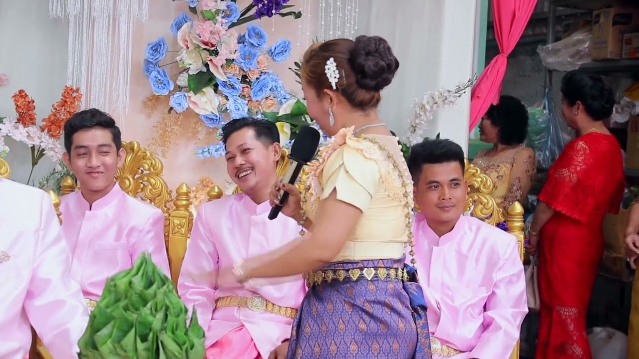 កាត់សក់បង្កក់សិរីអាពាហ៏ពិពាហ៏(ត) Cambodia Wedding 📽P tra Ptra