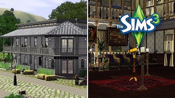 The Sims 3 Speed Build  // Building A Festival Grounds & New Market Space