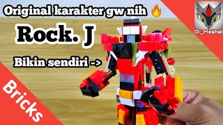 Banyak di-REQUEST!!! Rakit Robot Lego Rock. J dari Roket dan Jet