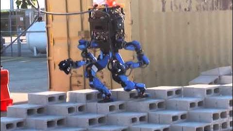 Darpa Robotics Challenge 2013:  Shaft on terrain task