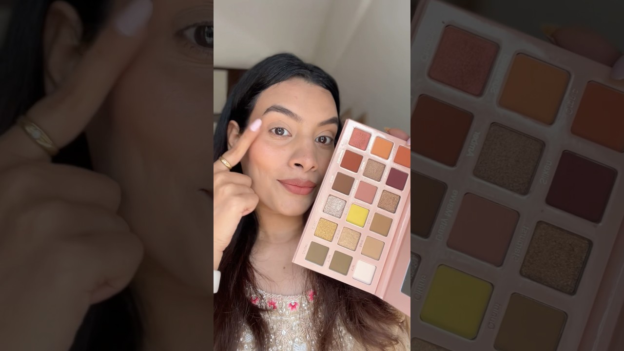 Praush OmniNude!  Found the Perfect Eyeshadow Palette for Indian skintone 🌸