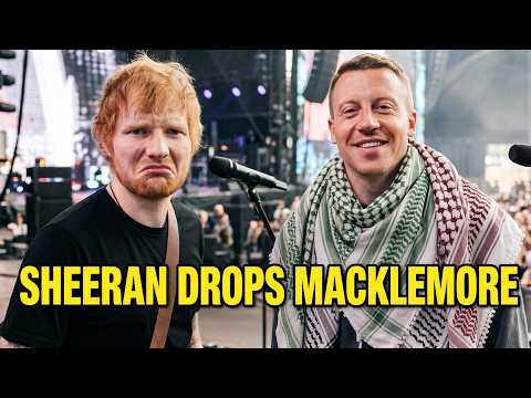 Ed Sheeran CAVES To Zionists – Kicks Macklemore Off Tour For Chanting “Free Palestine”