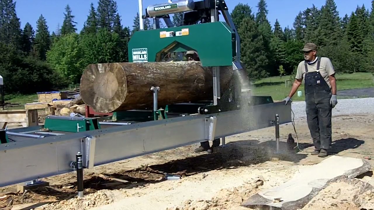 #26  Max Log on Woodlands 130 Max Sawmill