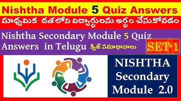 NISHTHA Module 5 Quiz Answers in Telugu | AP-Sec Module 5 |Understanding Secondary Stage Learners |