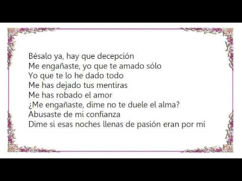 Charlie Zaa - Me Engañaste Lyrics - YouTube