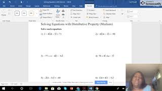 Solving Multi-Step Equations with Desmos