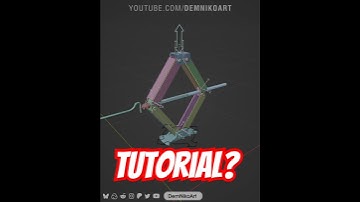 WOULD YOU LIKE A TUTORIAL FOR THAT? #b3d #blender #blender3d #rigging #carjack