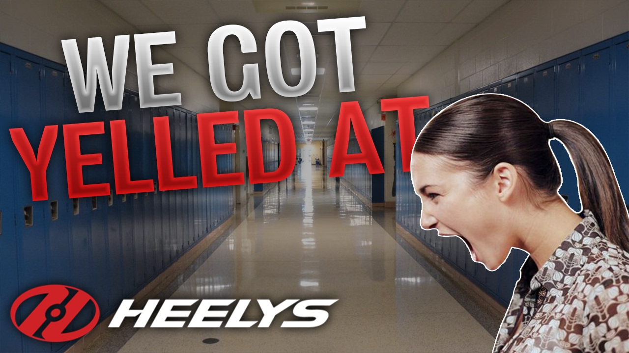 Heelys In School (We Got Yelled At 