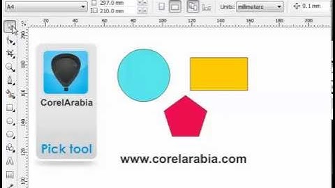 CorelDraw Tutorials - Pick tool 1