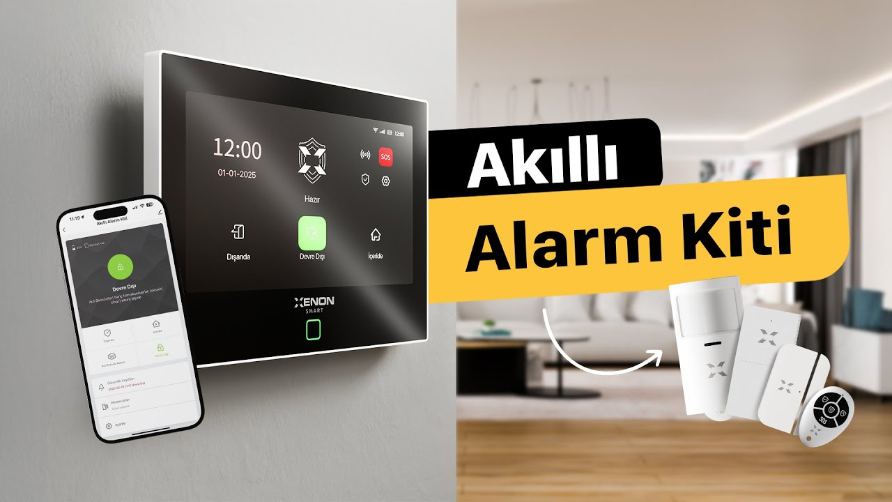 Akıllı Ev Güvenlik Sistemi - Alarm Kiti | Xenon Smart