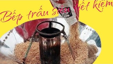 Chế bếp đun bằng vỏ trấu cực kỳ tiết kiệm | Making a stove using rice husks is extremely economical