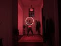Silky smooth little combo, hula hoop, hula hoop spinning!