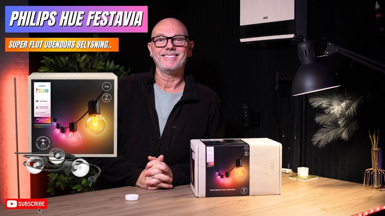 Philips Hue Festavia - 7 Meter 10 Flotte Globes