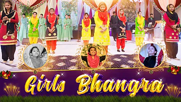 GIRLS BHANGRA || CHRISTMAS CELEBRATION || IN AUR CHURCH