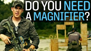 Magnified Vs. Red Dot At 100 Meters