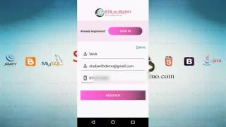 RTA m-Wallet Telangana Android App Demo screenshot 1