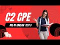 C2 Certificate Proficiency English (CPE) Use of English Test 3 with Answers 01.2026 #cpe e #cpeexam