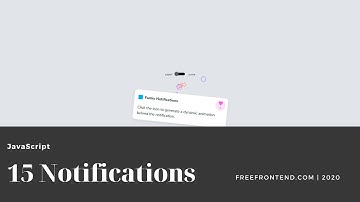 10+ JavaScript Notifications