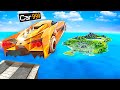 Jumping GOD CARS Across ENTIRE MAP In GTA 5!