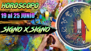 Horóscopo Semana del 19 Junio al 25 de Junio |Signo X Signo| Tarot Semanal | Los Colores Del Tarot