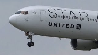 Star Alliance -- United Airlines Boeing 767-300ER (N653UA) Landing, Takeoff - ORD Plane Spotting