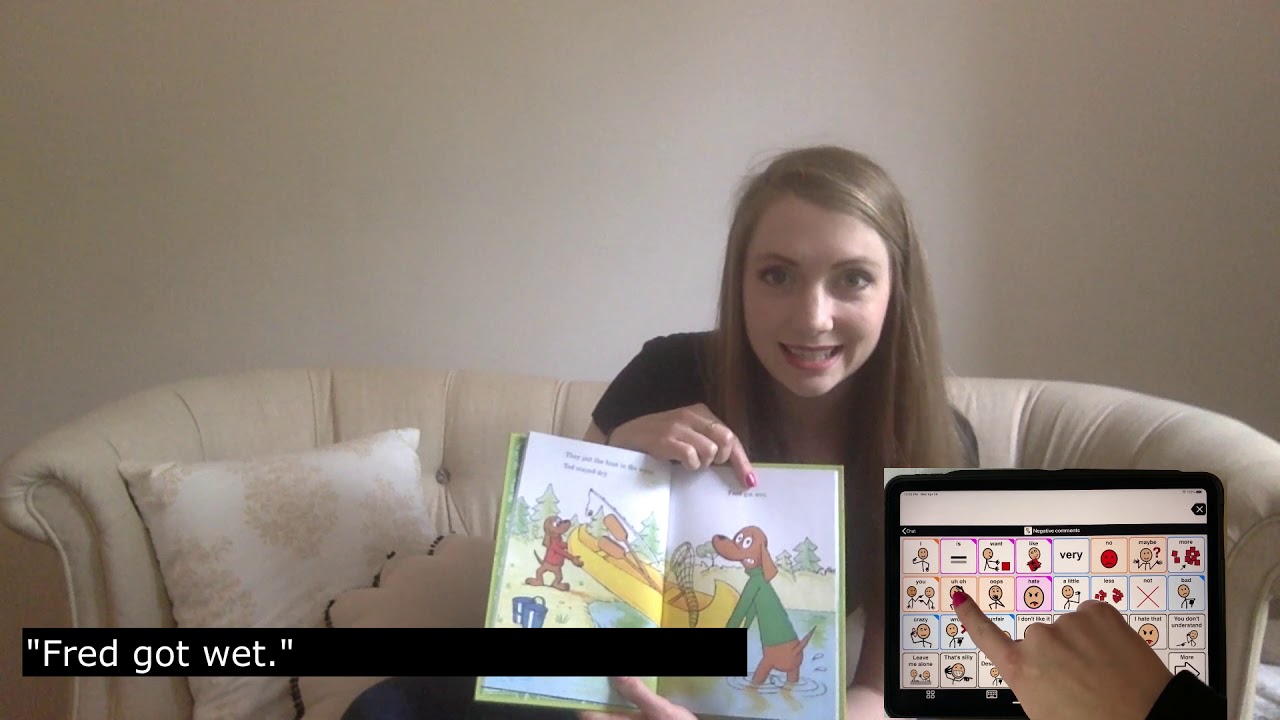 AAC Literacy Fred And Ted Go Camping YouTube