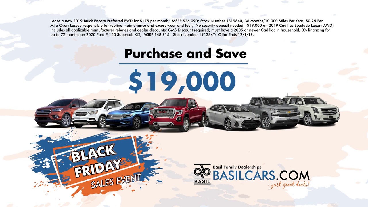 Basil Used Cars >> Black Friday Is Going On Now At All 11 Basil Family Dealerships Basil Used Cars >> Black Friday Is Going On Now At All 11 Basil Family Dealerships