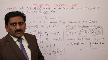 53. Outer Multiplication of Tensors  | General Tensors  | Tensor Analysis  | Prof Khalid