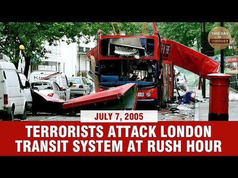 Terrorists attack London transit system at rush hour July 07, 2005