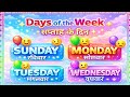 Days of the Week | सप्ताह के दिन | Sunday Monday | Saptah k din k nam