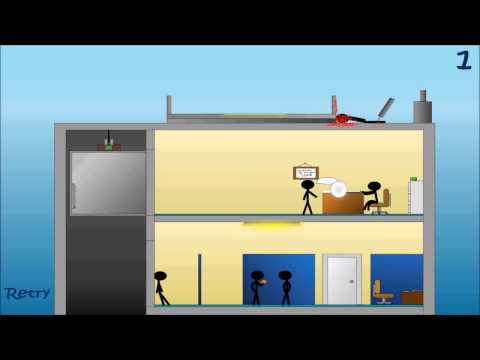 Muter World Stickman Edition Level 1 - Walkthrough