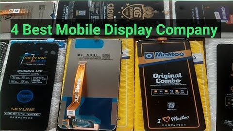 4 Best Display LCD | Meetoo Folder | Mtree Folder | Crown Folder | Skyline Display | Mobile Display