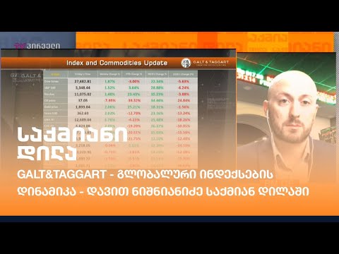 Galt\u0026Taggart - გლობალური ინდექსების დინამიკა - დავით ნიშნიანიძე საქმიან დილაში