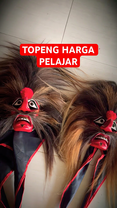 Topeng bujang ganong harga murah. Rambut full kuda #bujangganong #ganongan #reogponorogo