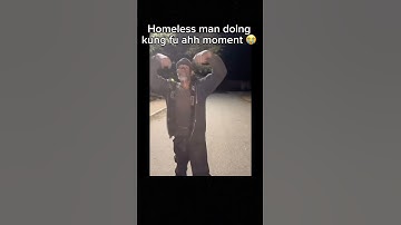 Homeless kung fu ahh moment #shorts #funny #viralvideo #trending #memes