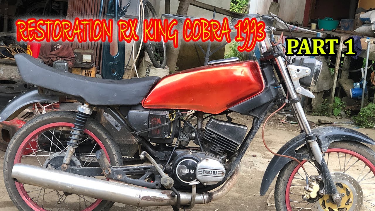 RESTORASI MOTOR TUA 1993, RX KING COBRA YouTube