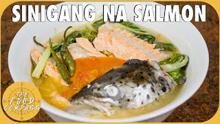 Sinigang na Salmon | How to cook Sinigang na Salmon (Head & Backbone) | The Food Compass