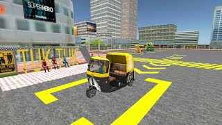 Tuk tuk rickshaw stunt game - Rickshaw auto driving simulator game screenshot 1