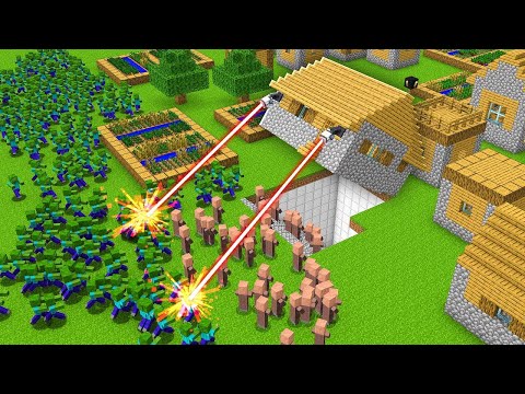 Видео: HOW TO SAVE VILLAGERS IN A SECRET HOUSE vs FROM ZOMBIE APOCALYPSE in Minecraft Compilation