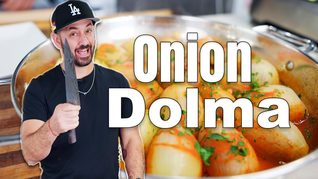 Лучший рецепт луковой долмы (сармы) — фаршированный лук, приготовленный правильно!