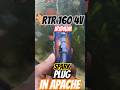Iridium Spark Plug in Apache RTR 4V series #performance#ytshorts #shorts #auto#iridium